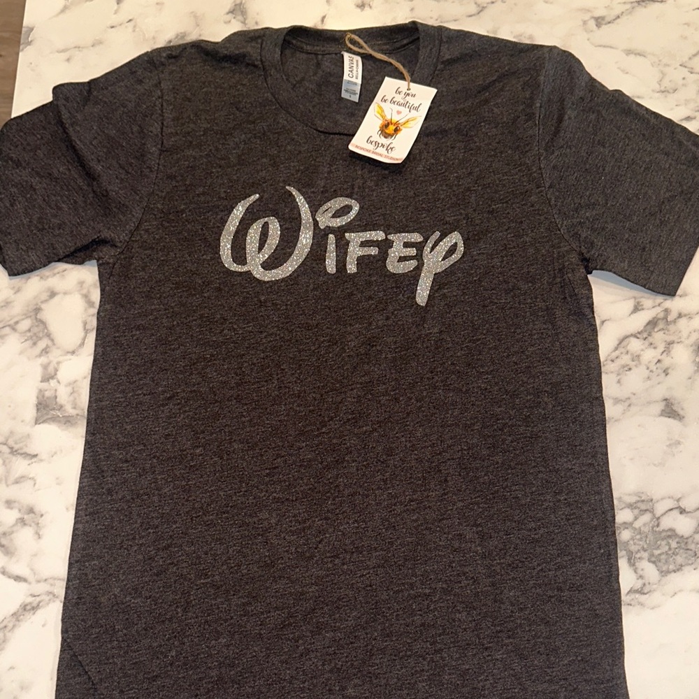 Gray Wifey Graphic T-Shirt